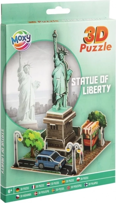 GRAFIX Puzzle 3D Statua Wolności 27 elementów