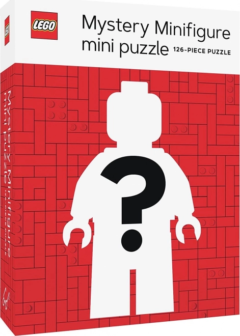 Puzzle LEGO tajemnicza minifigurka 126 elementów – Czerwona