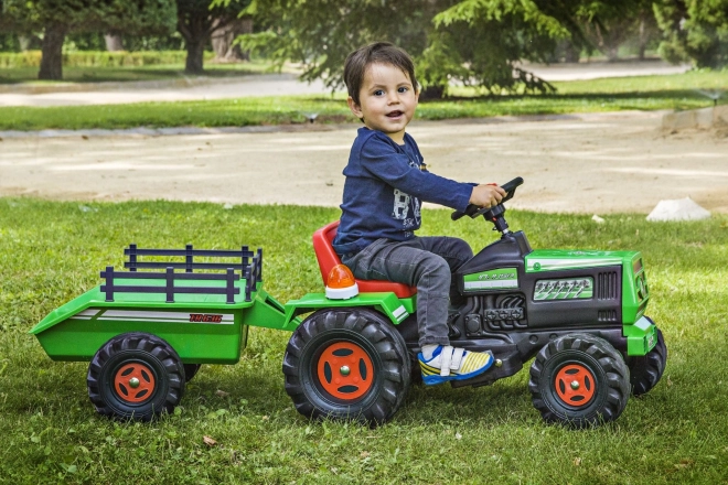 Dziecięcy elektryczny traktor z przyczepą 6V