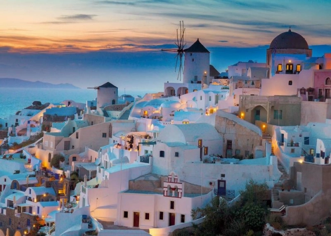 Puzzle Wieczór w Santorini 1000 szt. Ravensburger