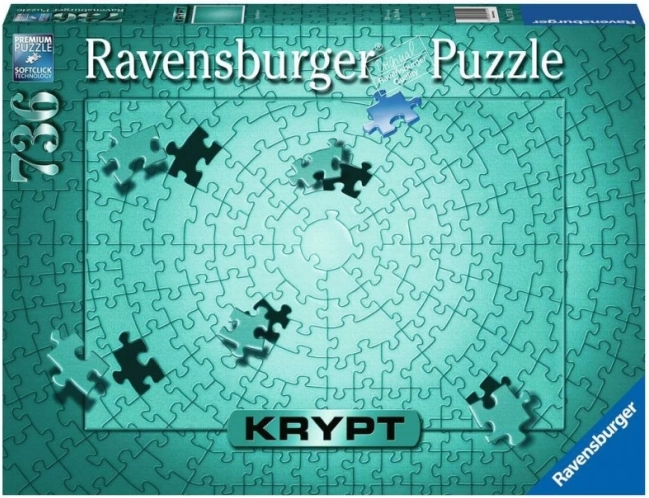 Ravensburger puzzle Krypt Metallic Mint 736 elementów