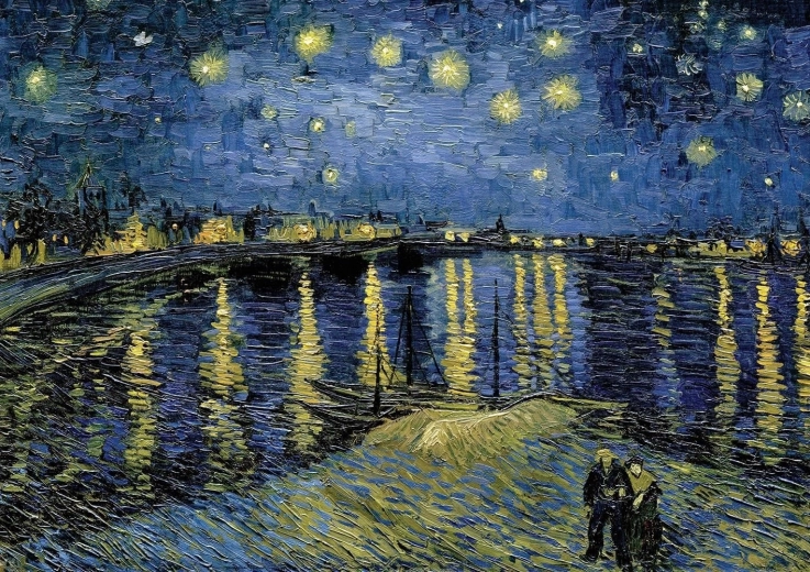 Puzzle seria muzealna: Gwiaździsta noc II 1000 elementów