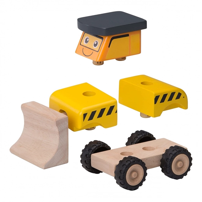 Drewniany mini buldożer Wonderworld