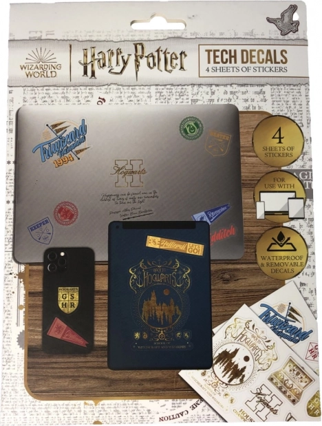 Naklejki HARRY POTTER – zestaw 4 arkuszy