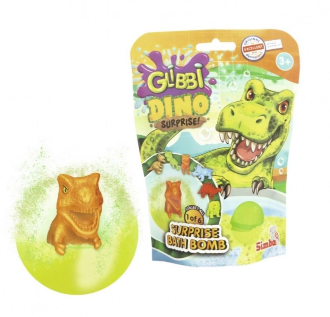 Glibbi Dino Surprise musująca kula z niespodzianką