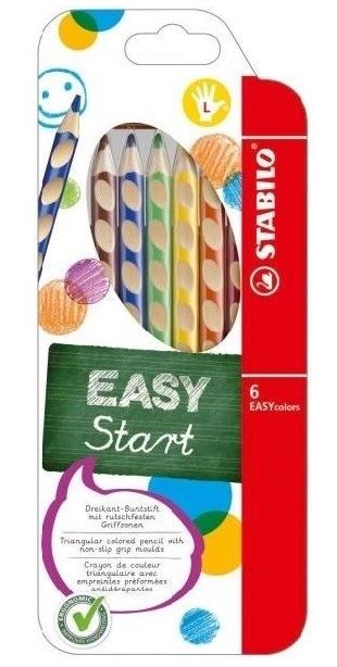 STABILO EASYstart zestaw 6 kredek dla leworęcznych