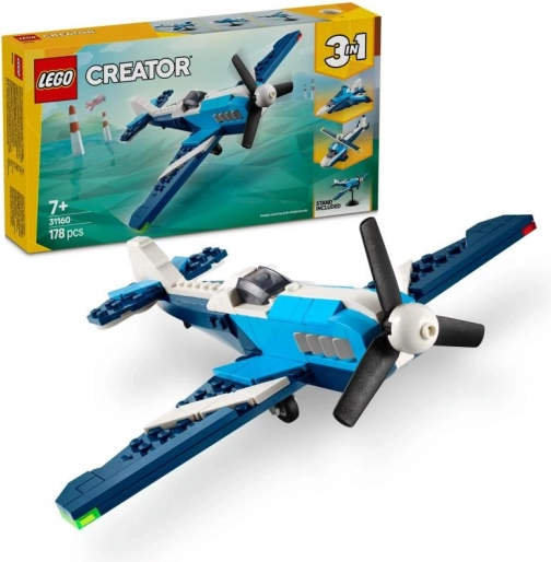 LEGO Creator 3 w 1 31160 Samolot wyścigowy