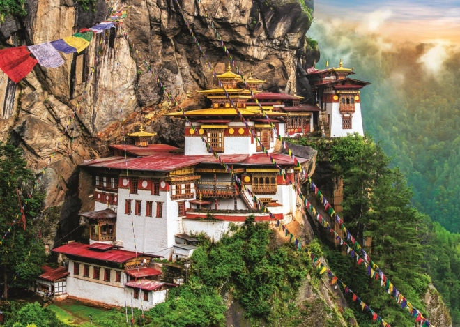 Puzzle Tygrysie Gniazdo Bhutan 2000 elementów