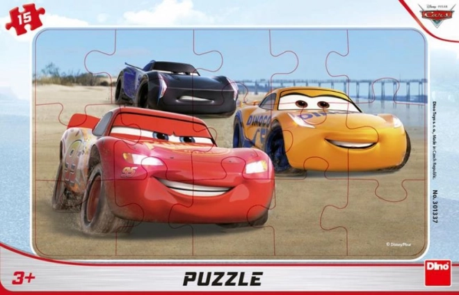 Puzzle Auta 3: Błysk z konturem 25 elementów