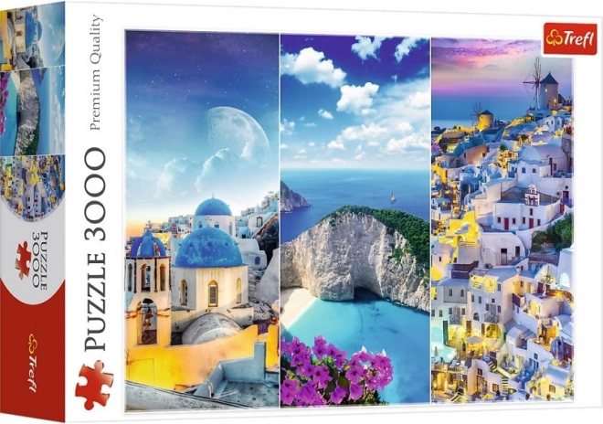 Puzzle 3000 szt. – Greckie wakacje Trefl