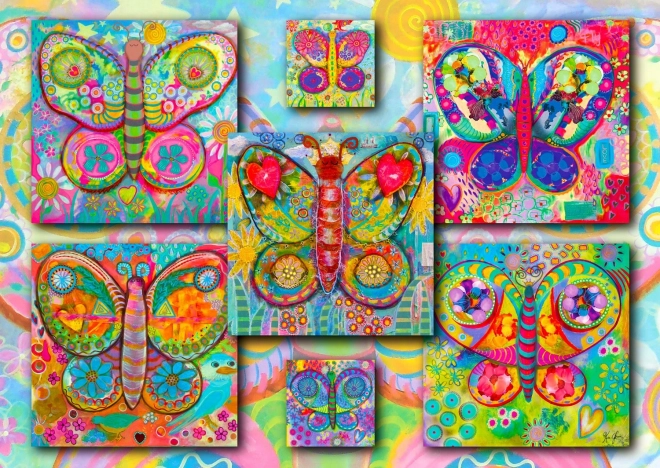 Puzzle Motyle 1000 elementów