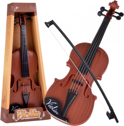 Plastowe skrzypce z smyczkiem dla dzieci 42 cm – Ci