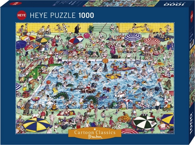 Puzzle 1000 kawałków Gra przy basenie