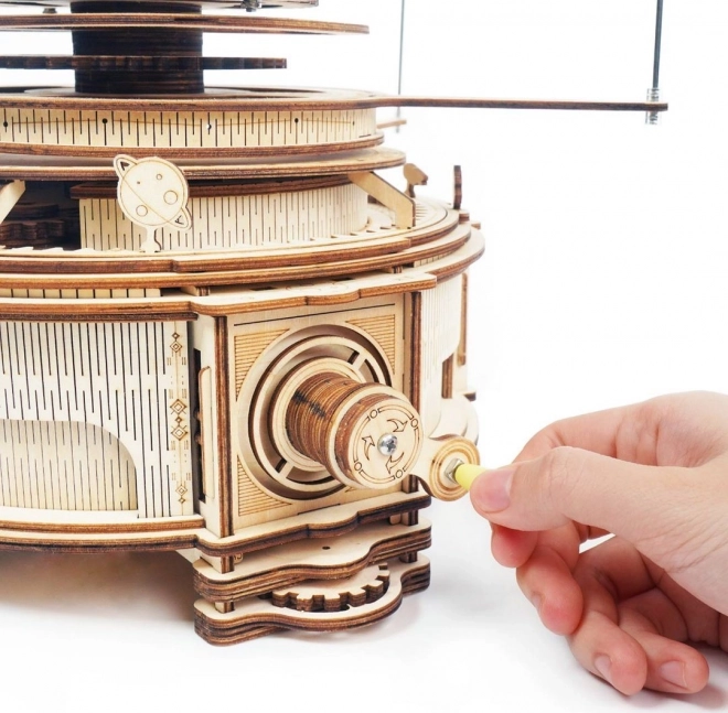 RoboTime 3D drewniane mechaniczne puzzle Planetarium
