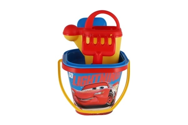 Zestaw do piasku Samochody plast 5szt 26x18cm w siatce 12m+ Wader