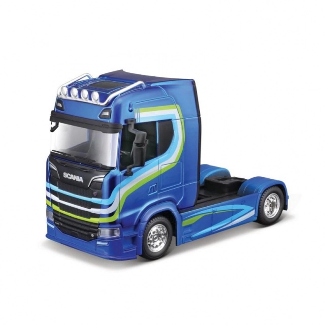 Bburago 1:43 Przewoźnicy Dostosowane Kabiny Scania 770S – Niebieski