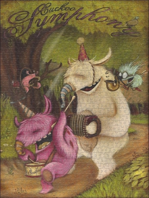 Puzzle HEYE Zozoville: Symfonia Kukułek 1500 elementów