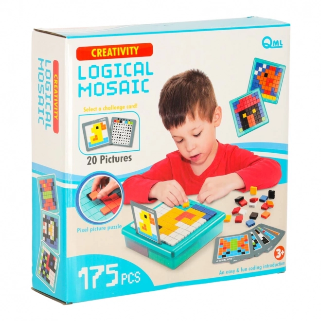 Kreatywne logiczne puzzle mozaika 175 elementów