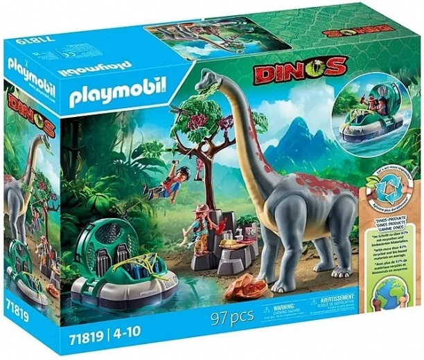 Akcyjny poduszkowiec do wodnych ekspedycji