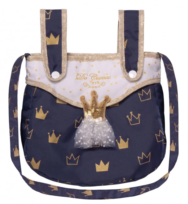 DeCuevas 80732 Wózek dla lalek 3 w 1 XL z torbą Classic Gold 2020 - 81 cm