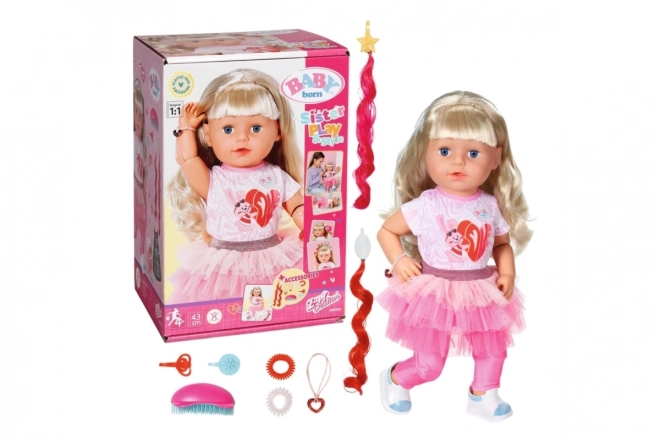 Starsza Siostrzyczka BABY born Play & Style 43 cm