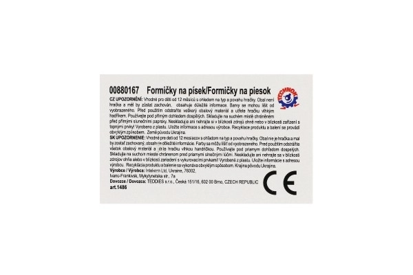 Foremki Babki do piasku 4szt. plastikowe pojazdy w siatce 12m+