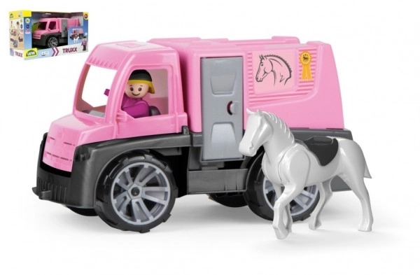Auto Truxx transport koni z figurkami plastik 26cm w pudełku 39x22x16cm 24m+