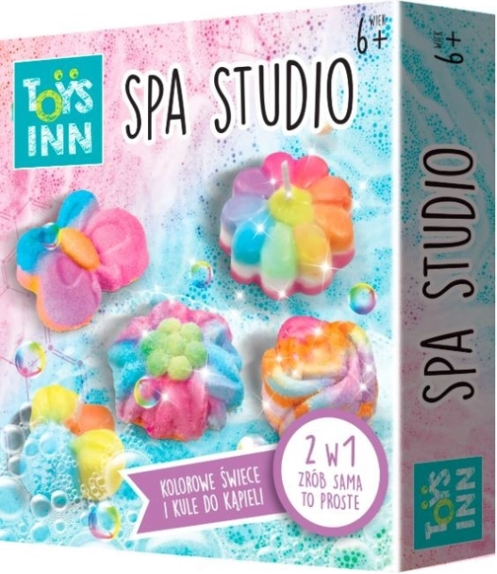 Creative SPA Studio Zestaw kwiatowych świeczek i kul do kąpieli