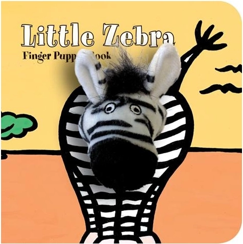 Książeczka-pacynka Mała zebra