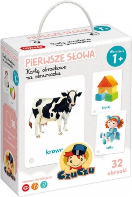 CzuCzu: Obrazkowe karty na sznureczku – Pierwsze słowa