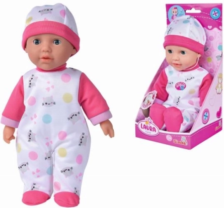 Lalka Laura Urocze Niemowlę z Dźwiękami