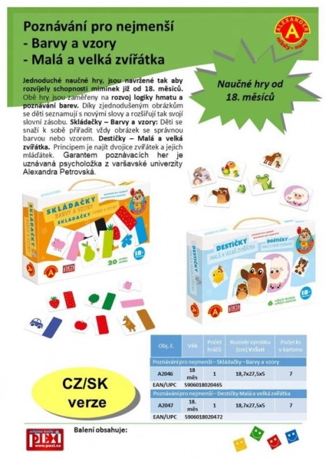 Płytki małe i duże zwierzątka