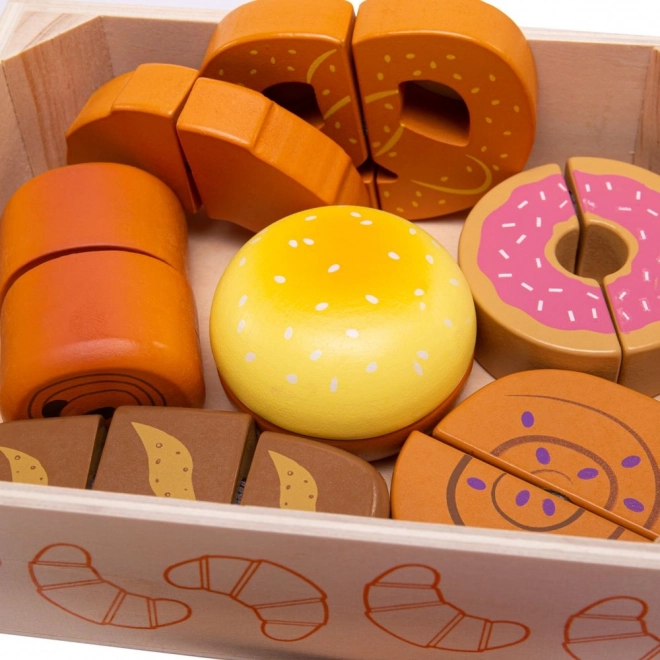 Bigjigs Toys Pieczywo do krojenia w skrzynce