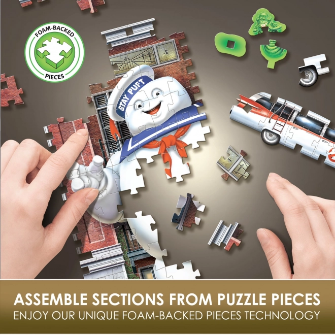 WREBBIT 3D puzzle Ghostbusters: Remiza strażaków Pogromców Duchów 500 elementów
