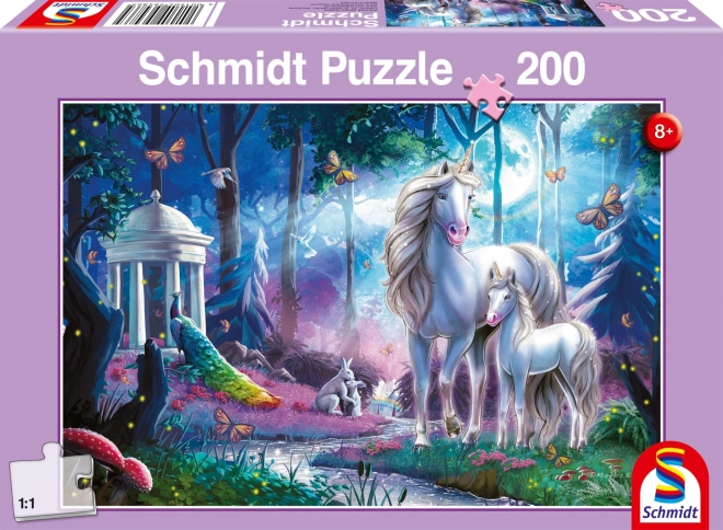 Puzzle Jednorożce 200 elementów SCHMIDT