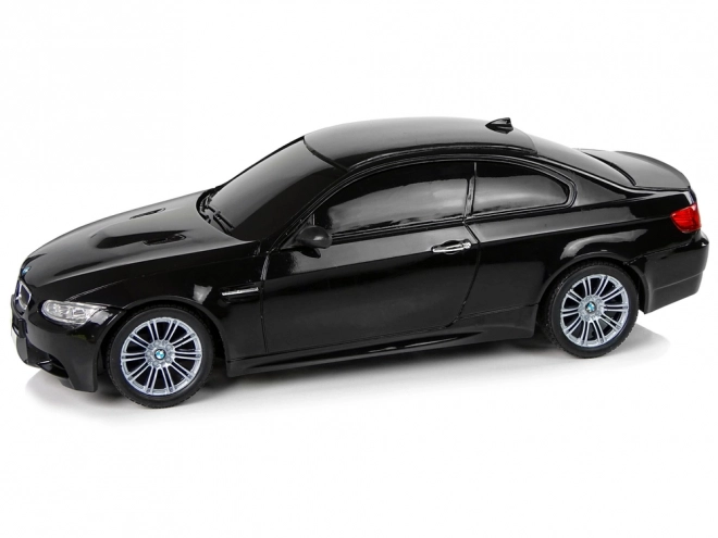 BMW M3 zdalnie sterowane auto czarne 2.4G zdalne sterowanie kierownicy 1:18 dźwięki światła
