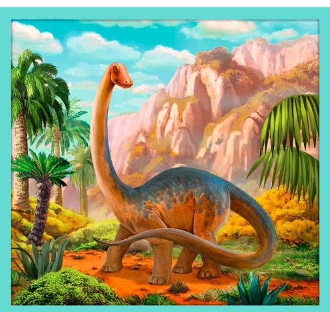 Puzzle Poznaj Dinozaury