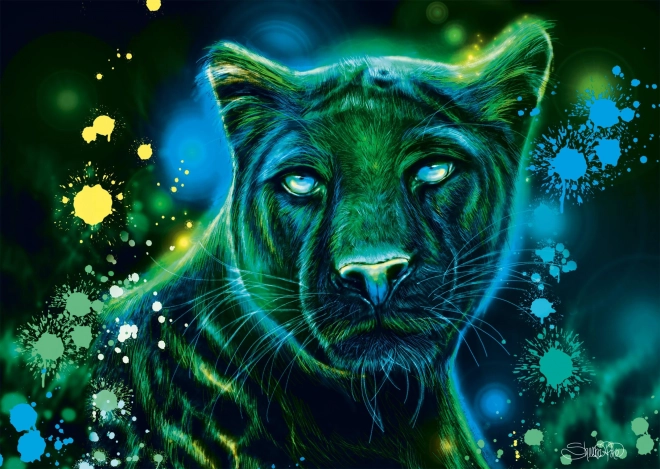 Schmidt Puzzle Neon: Panter 1000 elementów