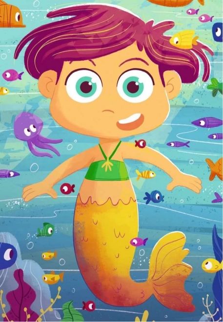 Ravensburger puzzle mix&match: syrenki i morskie potwory