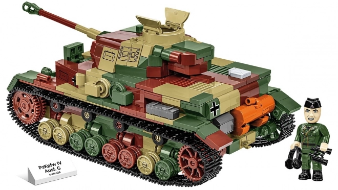 Zestaw II Wojna Światowa Panzerkampfwagen IV Ausf. G z 1107 elementów