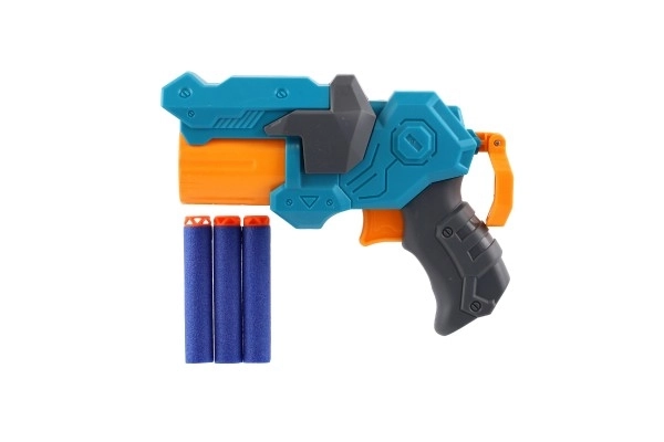 Pistolet plastikowy na naboje piankowe + 3 naboje