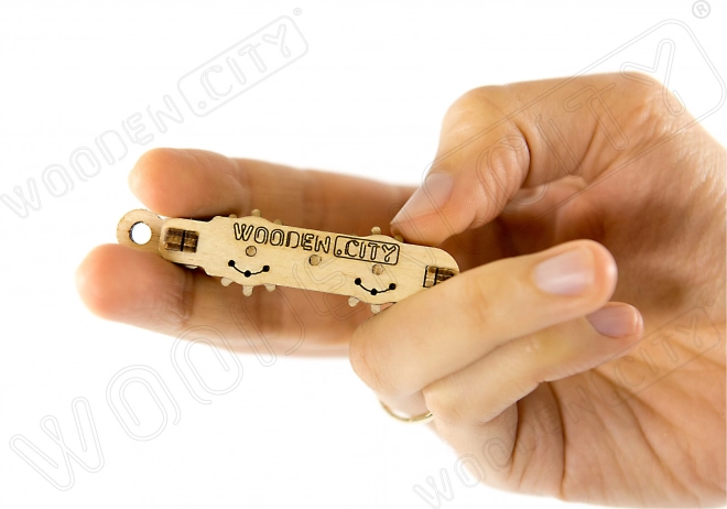 Drewniane 3D puzzle mini zestaw samochodów sportowych