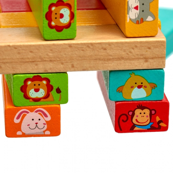 Lucy & Leo „Zgadnij, kto“ - dziecięca drewniana gra Jenga