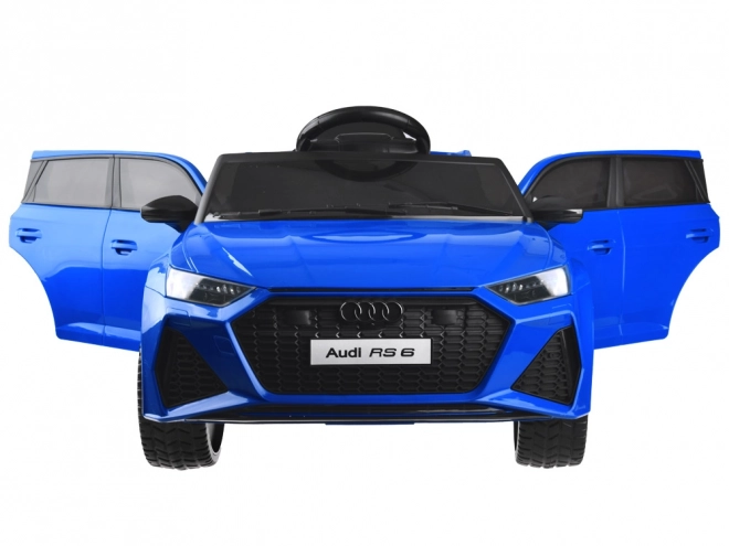 Elektryczne autko Audi RS 6 dla dzieci – czarna