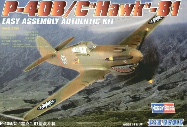 Plastikowy model P-40B/C Hawk 81