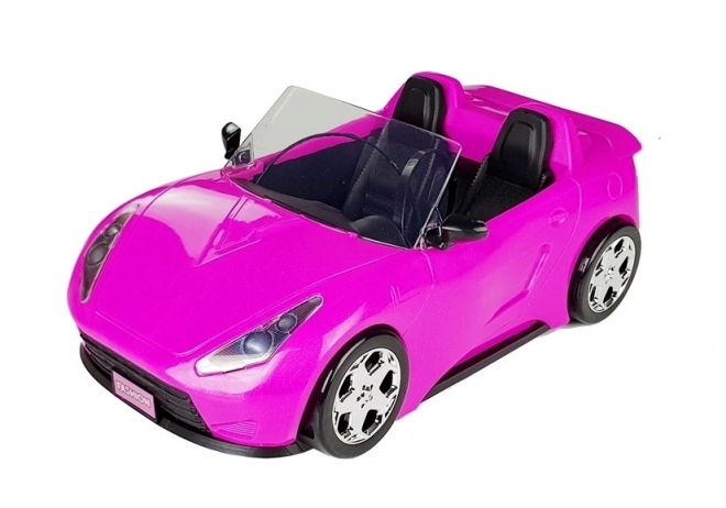 Różowe autko dla lalek Cabrio 34 cm