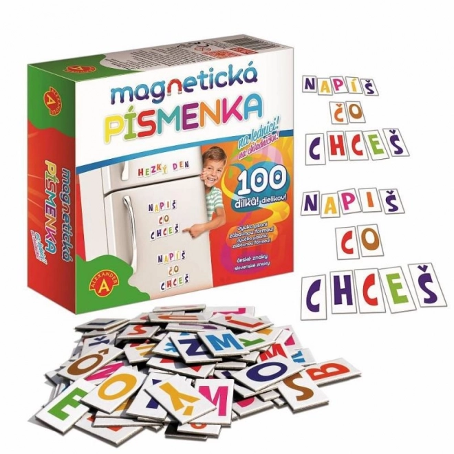 Magnetyczne literki na lodówkę