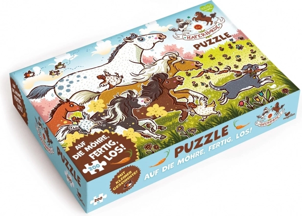 Magellan puzzle Owsiana ekipa wyścig o marchewkę 200 elementów