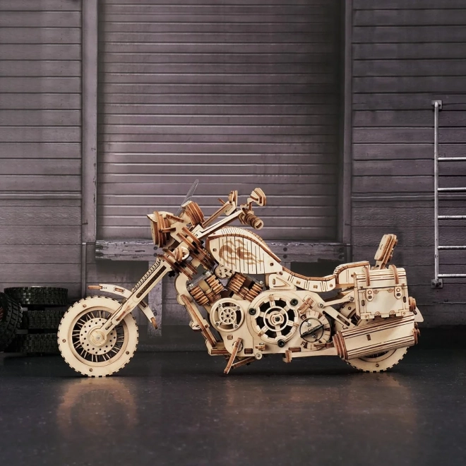 Motocykl Cruiser LK504 - 3D drewniana układanka