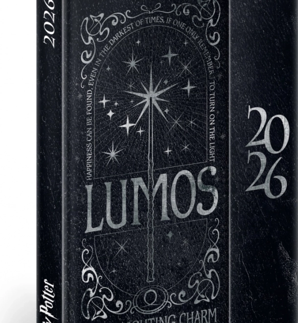 Tygodniowy magnetyczny kalendarz Harry Potter Lumos 2026, 11 x 16 cm